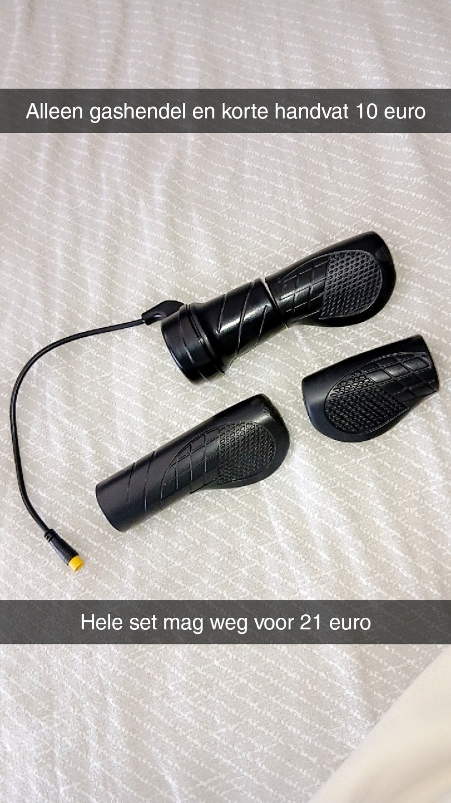 Gashendel en handvatten set voor fatbikes ebikes, Fietsen en Brommers, Ophalen of Verzenden, Gebruikt