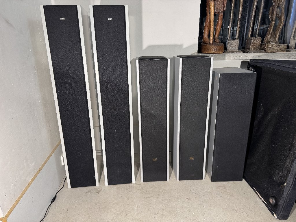 Pied Piper Home Theater set up 5 speakers, Audio, Tv en Foto, Luidsprekers, Overige merken, Gebruikt, 120 tot 150 watt, Ophalen of Verzenden