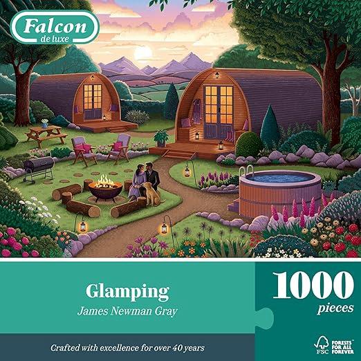 Falcon de Luxe - Glamping - 1000 stukjes, Ophalen of Verzenden, 500 t/m 1500 stukjes, Nieuw, Legpuzzel