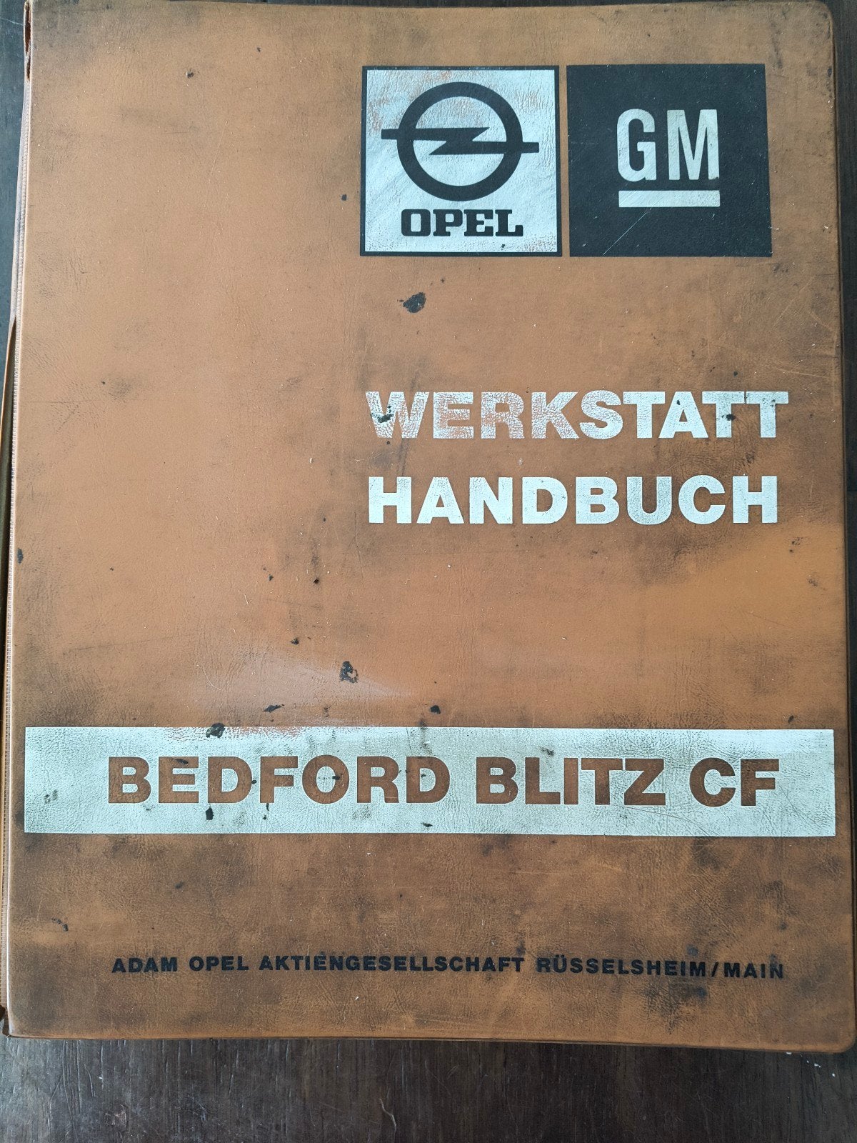 Werkplaatshandboek Bedford Blitz CF - Opel GM, Ophalen