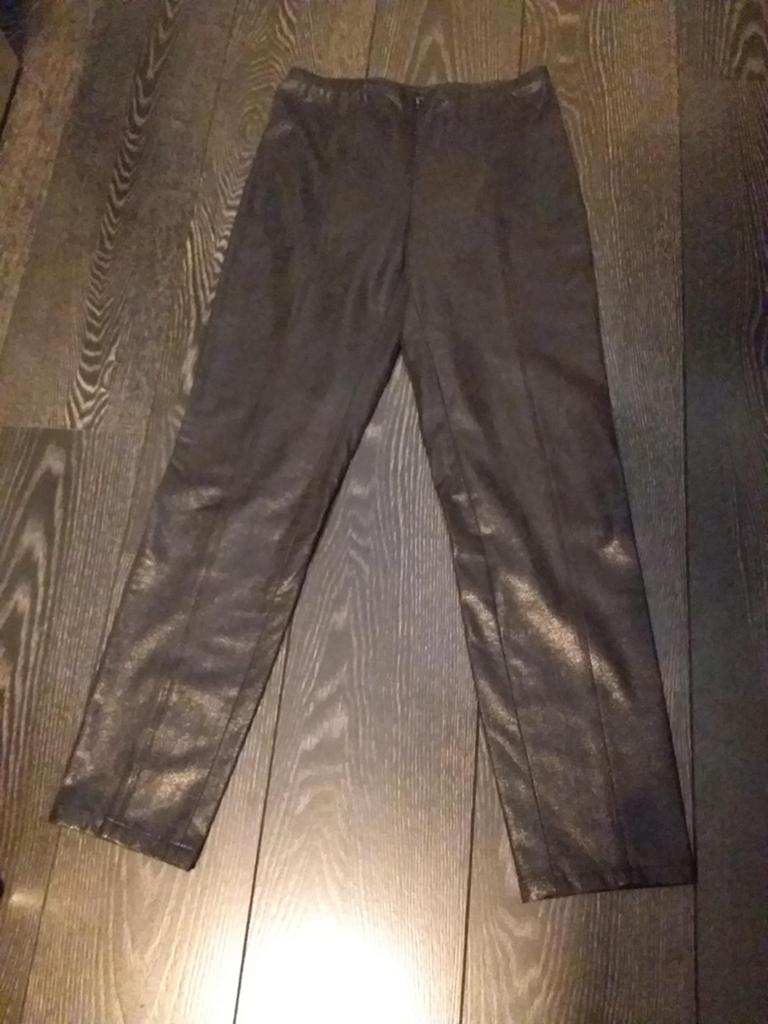 Raffaello Rossi. Lederlook broek., Kleding | Dames, Broeken en Pantalons, Maat 38/40 (M), Bruin, Ophalen of Verzenden, Zo goed als nieuw