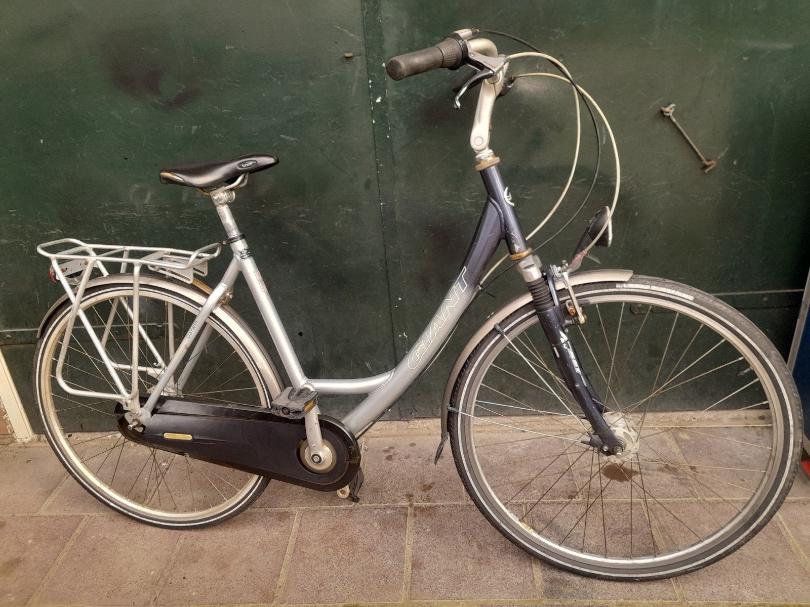 giant damesfiets met versn en handremmen, Fietsen en Brommers, Versnellingen, 53 tot 56 cm, Gebruikt, Giant