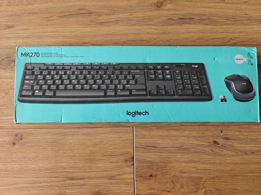 Logitech MK270 Draadloze Toetsenbord & Muis, Toetsenbord en muis-set, Logitech, Nieuw, Ophalen of Verzenden