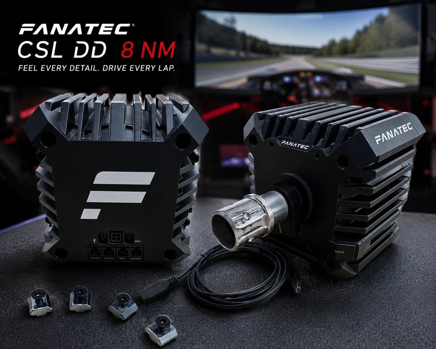 Fanatec CSL DD 8 Nm Direct Drive wheel base, Ophalen of Verzenden, Overige merken, Zo goed als nieuw