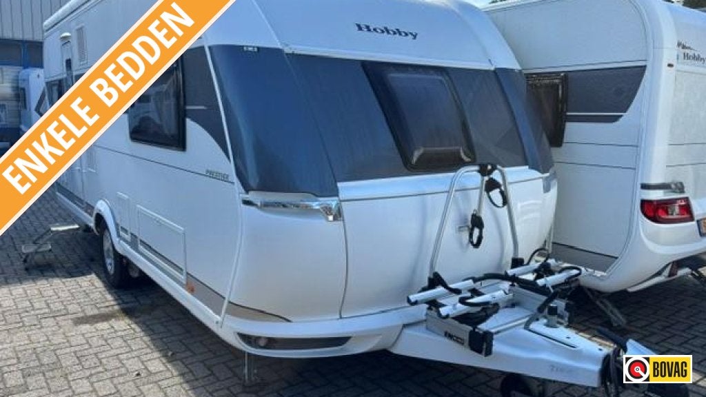Hobby Prestige 560 UL, Caravans en Kamperen, Rondzit, Hobby, 5 tot 6 meter, Overige typen