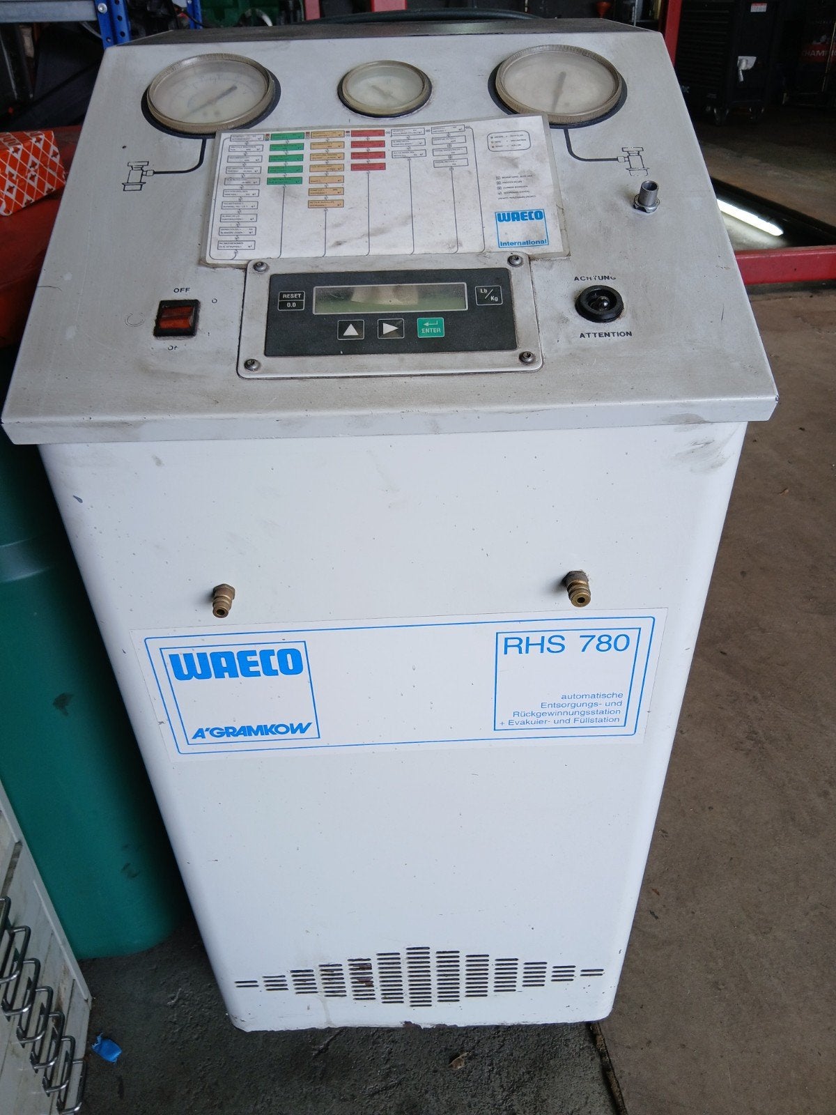 Waeco RHS 780 Airco Serviceapparaat - Lang niet gebruikt, Ophalen, Gebruikt