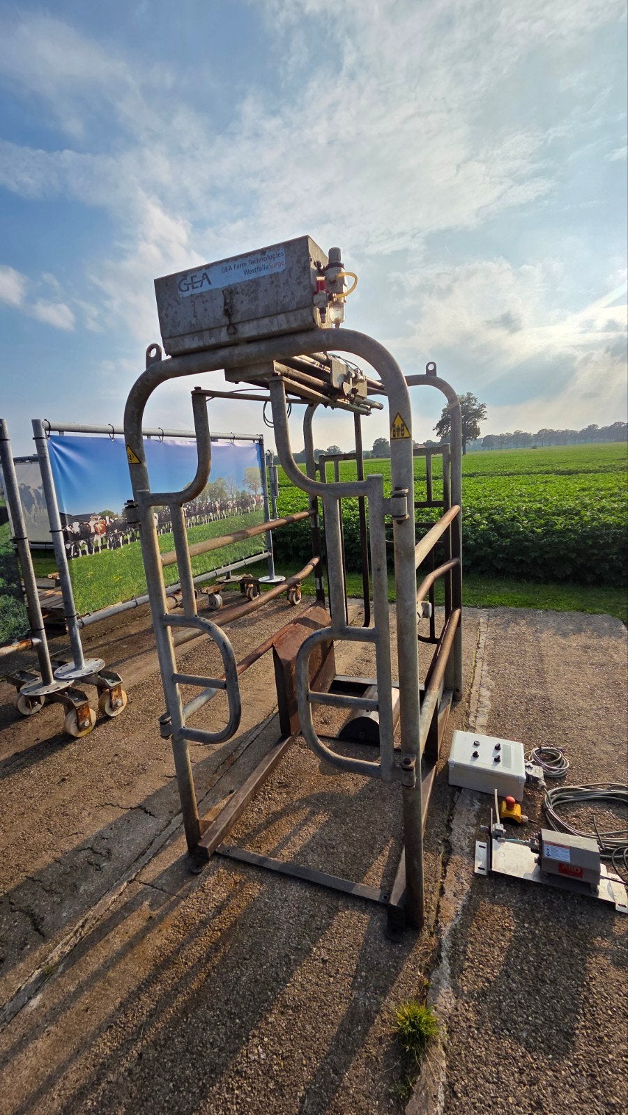 GEA WestfaliaSurge De Rooy spraybox, Ophalen, Gebruikt