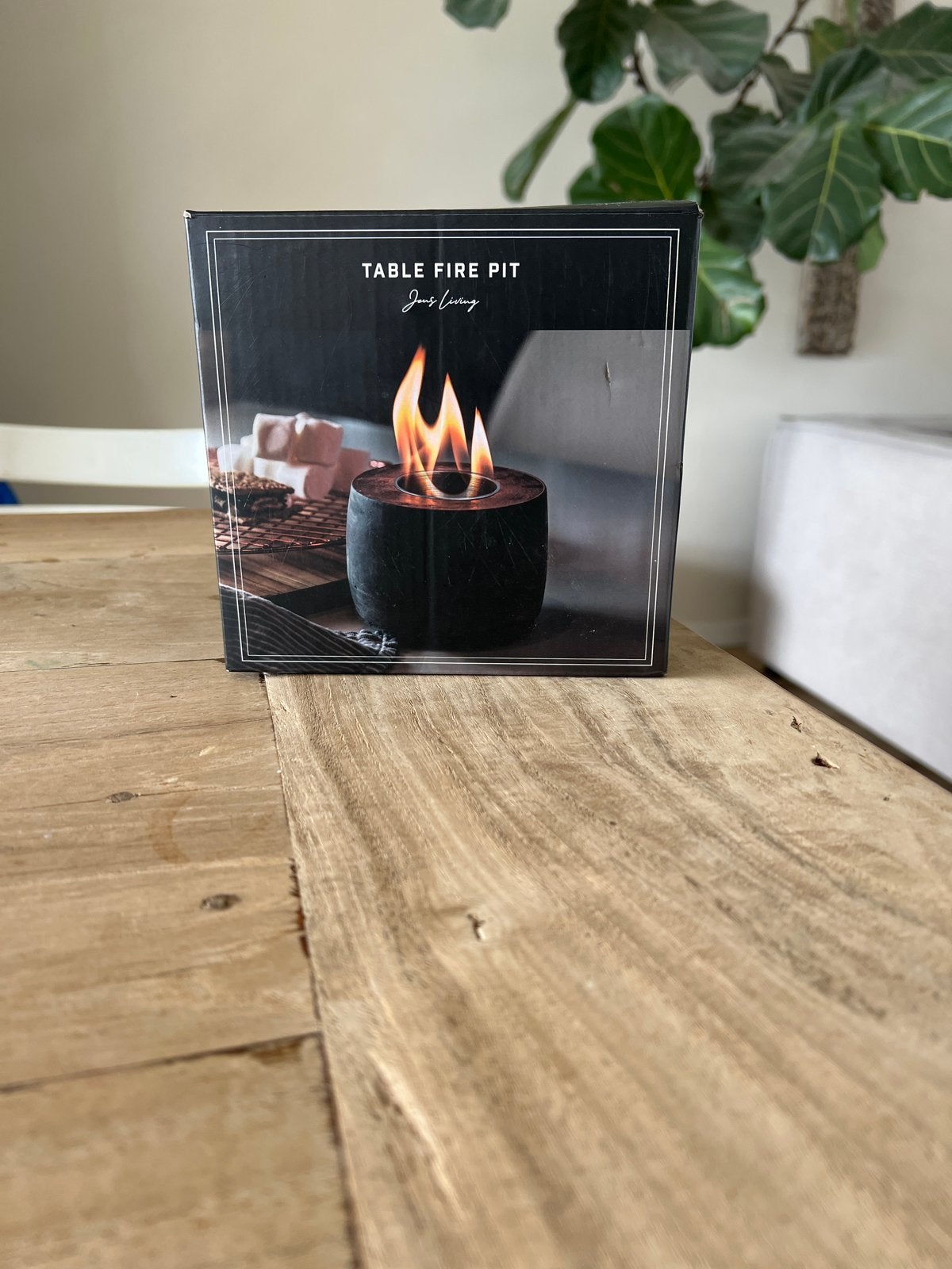 Jens Living Table Fire Pit - Bio-ethanol Haard, Ophalen, Nieuw, Vrijstaande haard, Overige soorten