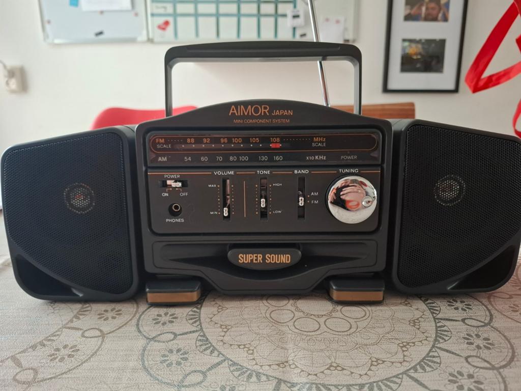 AIMOR Japan Mini Component System Radio - Super Sound, Ophalen of Verzenden, Gebruikt, Radio