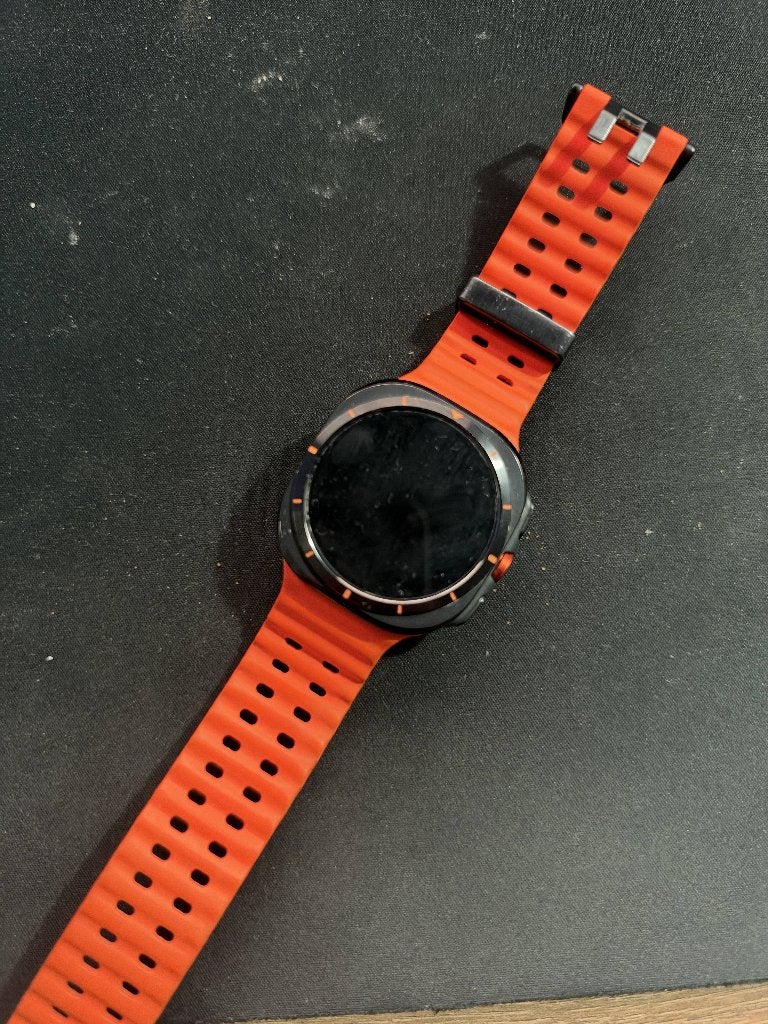 Samsung Galaxy Watch Ultra 47mm (2024) – Titanium Gray, Gebruikt, Stappen, Zwart, Samsung ⌚️