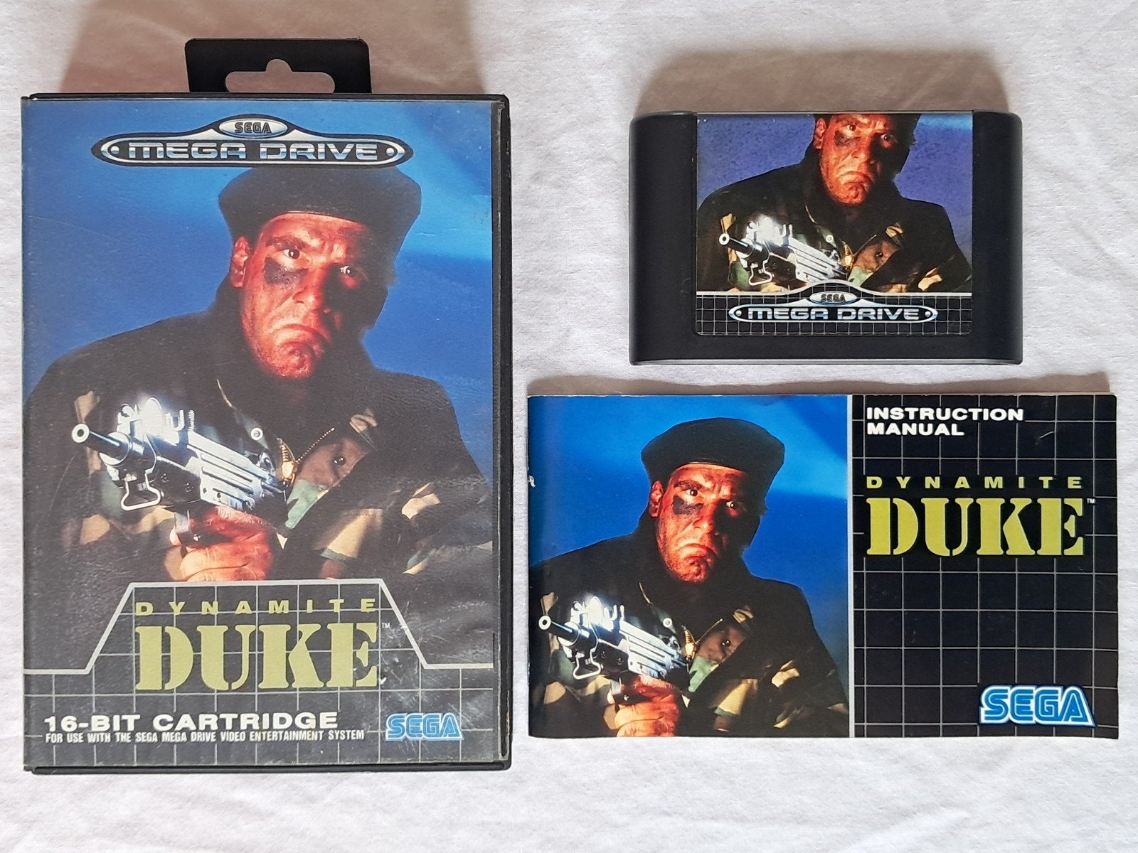 Dynamite Duke - SEGA Mega Drive, Spelcomputers en Games, Gebruikt, Shooter, 1 speler, Eén computer