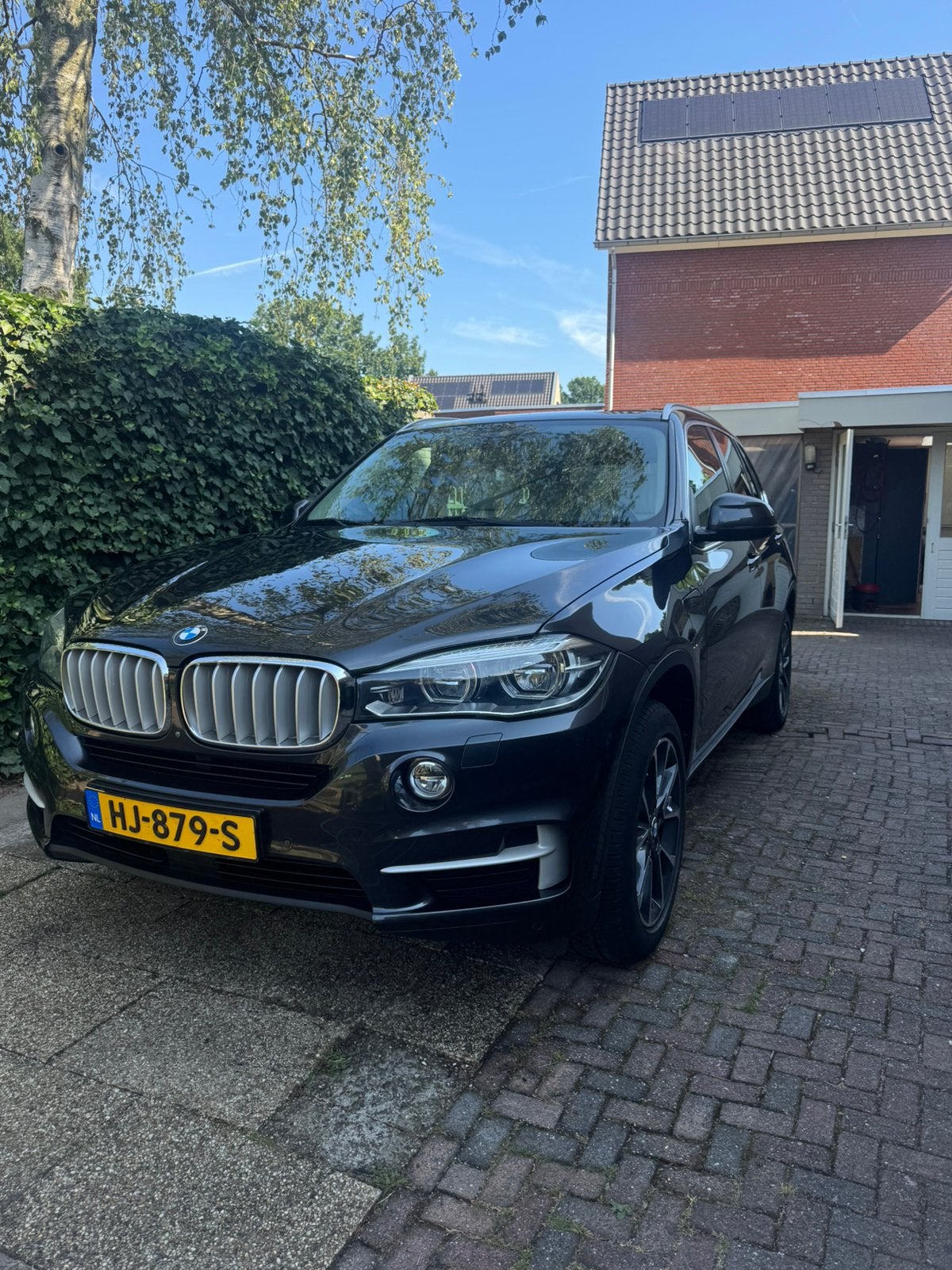 BMW X5 Xdrive 40E Plug-in Hybr Aut8 2015 Grijs, Auto's, X5, 4 cilinders, Bedrijf, Vierwielaandrijving