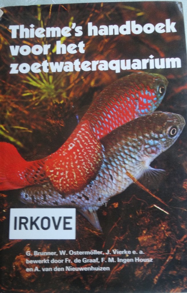 THIEMES HANDBOEK VOOR HET ZOETWATERAQUARIUM *, Verzenden, Zo goed als nieuw, Vissen, G.BRUNNER e.a.
