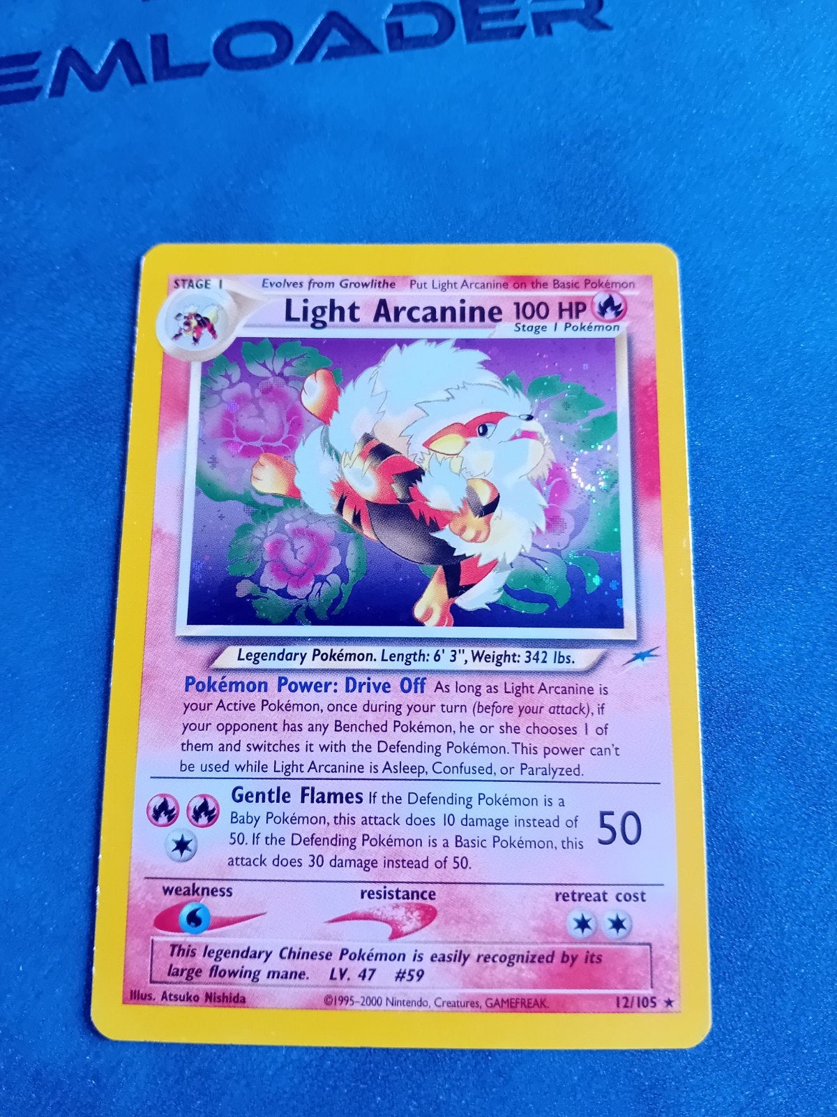 Light Arcanine met mooie swirl, Ophalen, Zo goed als nieuw