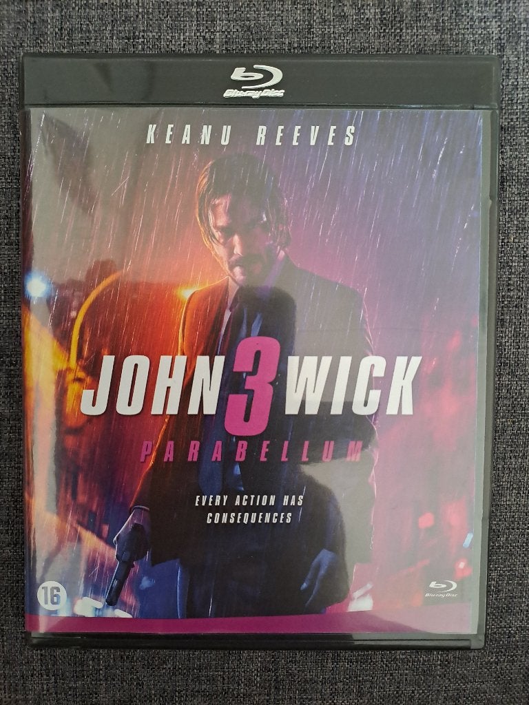 Bluray, john 3 Wick, Ophalen of Verzenden, Zo goed als nieuw