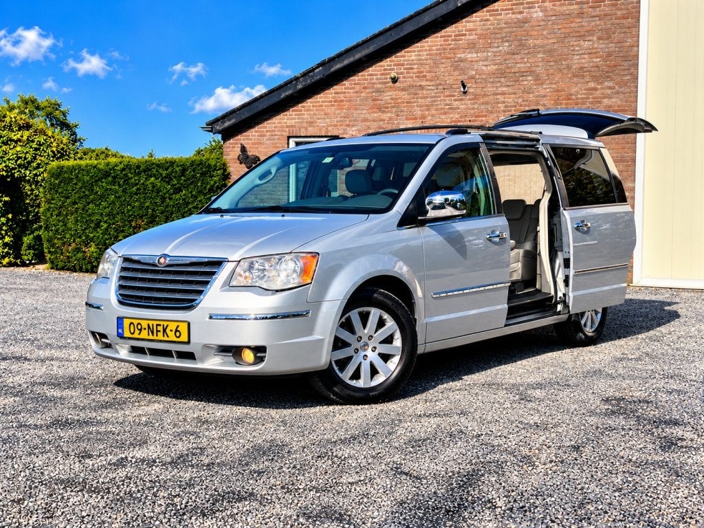 CHRYSLER GRAND VOYAGER 4.0 V6 LIMITED OPEN-DAK SWIVEL&GO+TAF, Auto's, Automaat, Dealer onderhouden, Gebruikt, 7 stoelen