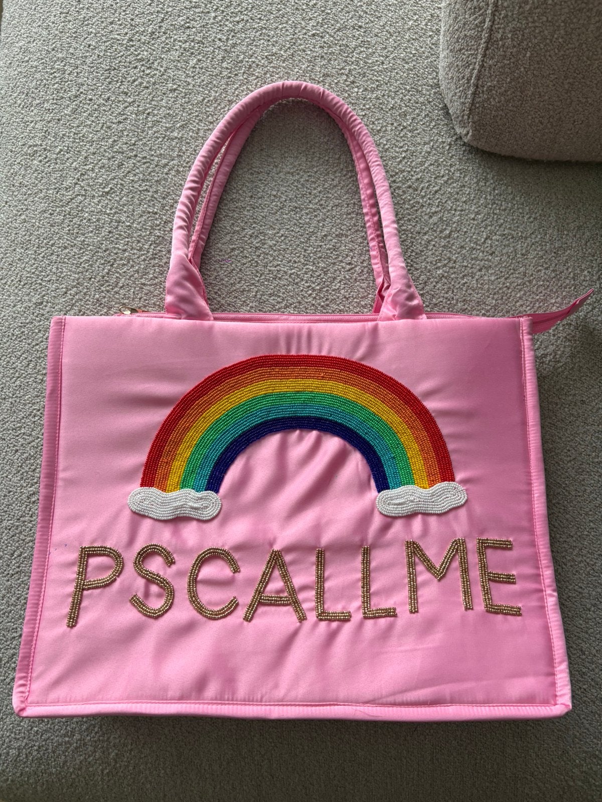 Pscallme tas, Sieraden, Tassen en Uiterlijk, Tassen | Damestassen, Ophalen of Verzenden, Nieuw, Roze, Handtas