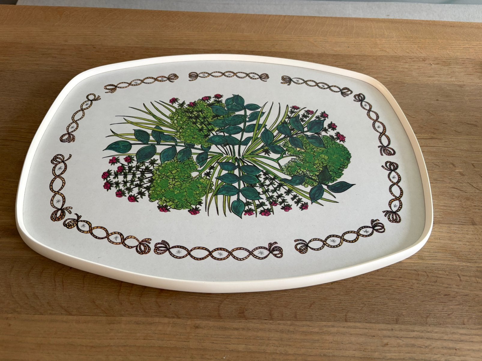 Prachtig groot vintage Taunton Vale dienblad jaren ‘70, Huis en Inrichting, Woonaccessoires | Dienbladen, Ophalen of Verzenden