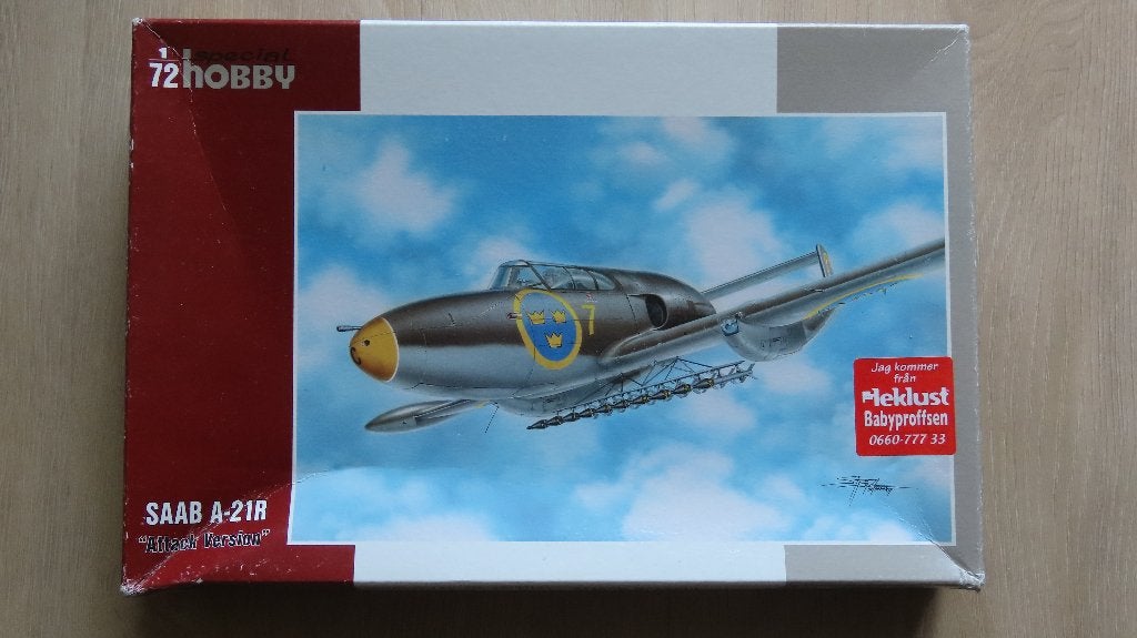 Saab j-21R 'Attack version' Special Hobby 1/72, Overige merken, 1:72 tot 1:144, Nieuw, Ophalen of Verzenden