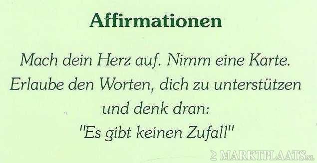 Affirmaties - Affirmationen - Duits -  Set 49 stuks - NIEUW, Boeken, Ophalen of Verzenden, Nieuw, Tarot of Kaarten leggen, Overige typen