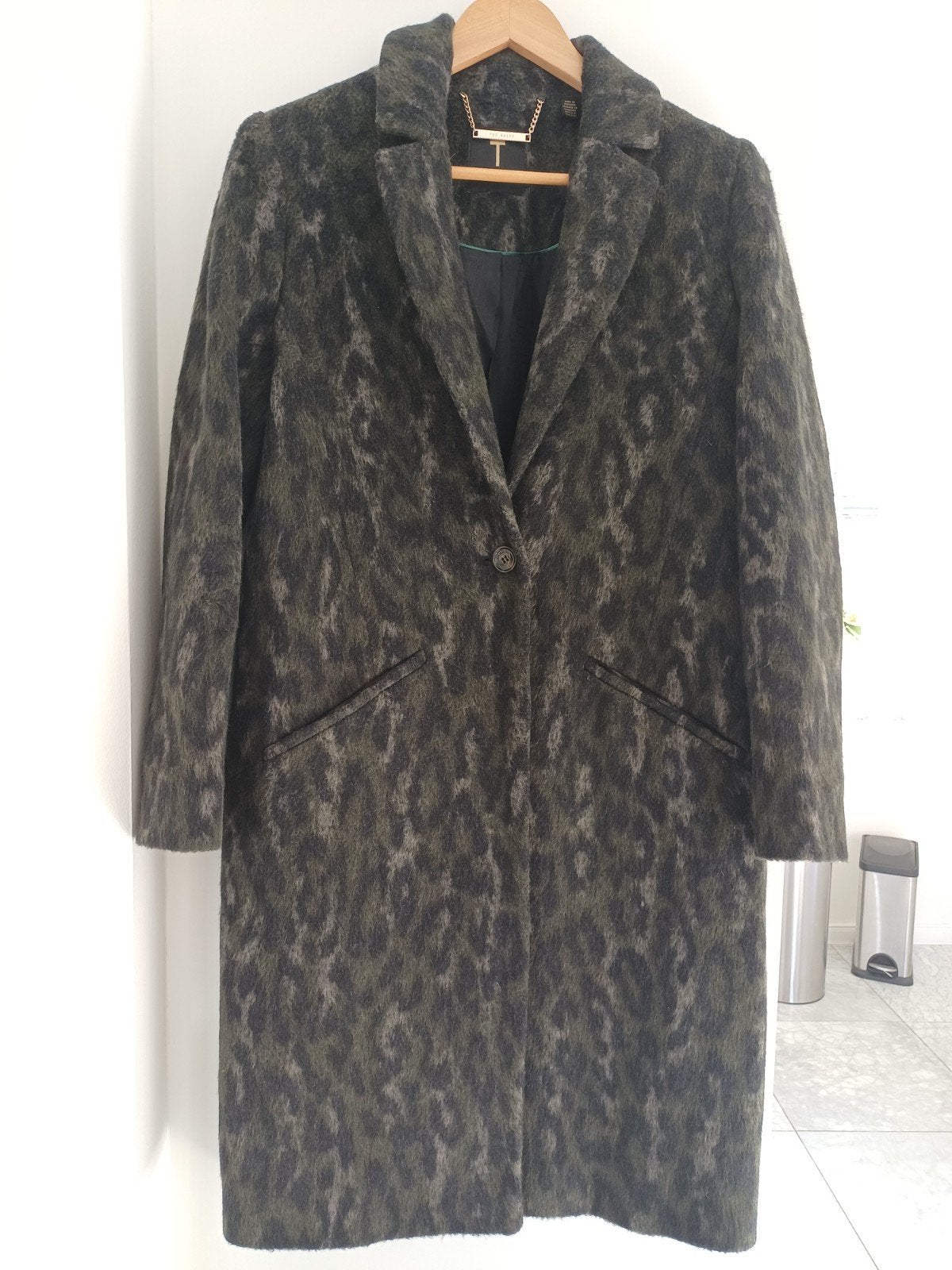 Ted Baker winterjas maat S, Meerkleurig, Ophalen of Verzenden, Zo goed als nieuw, Maat 36 (S)