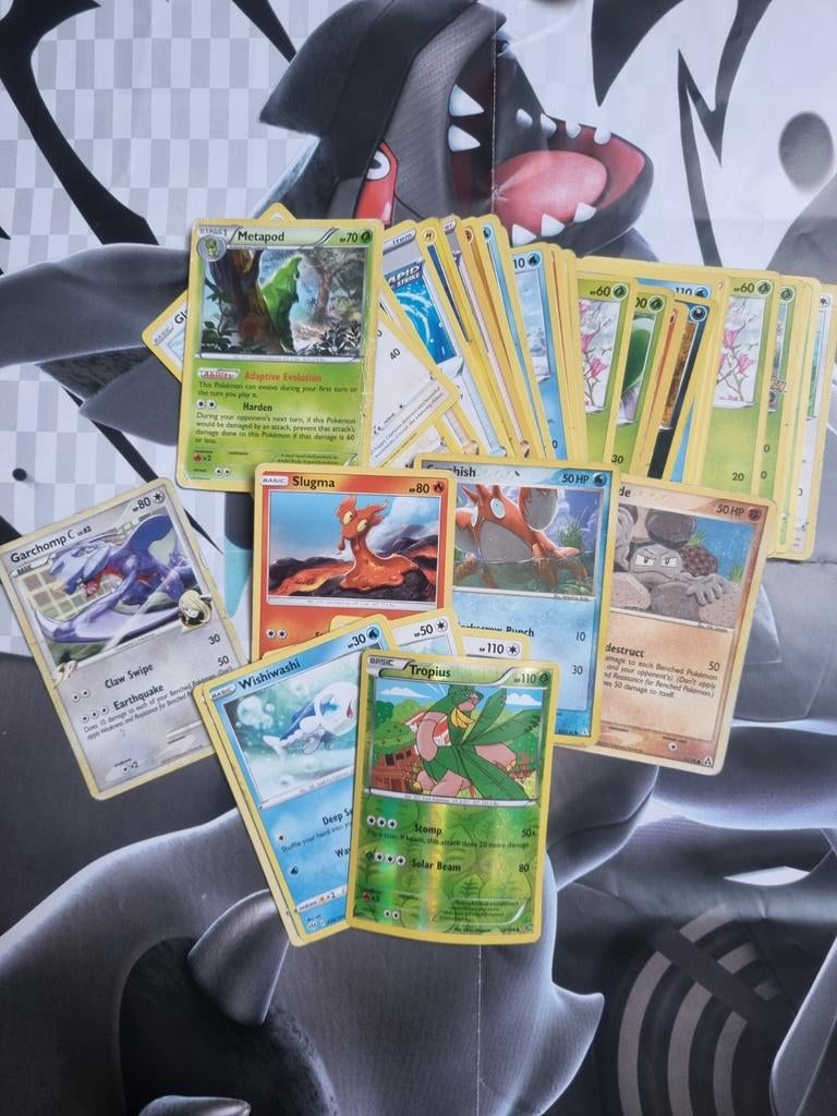 Stapel Oude Pokémon Kaarten - Diverse Collectie, Ophalen of Verzenden, Gebruikt, Meerdere kaarten