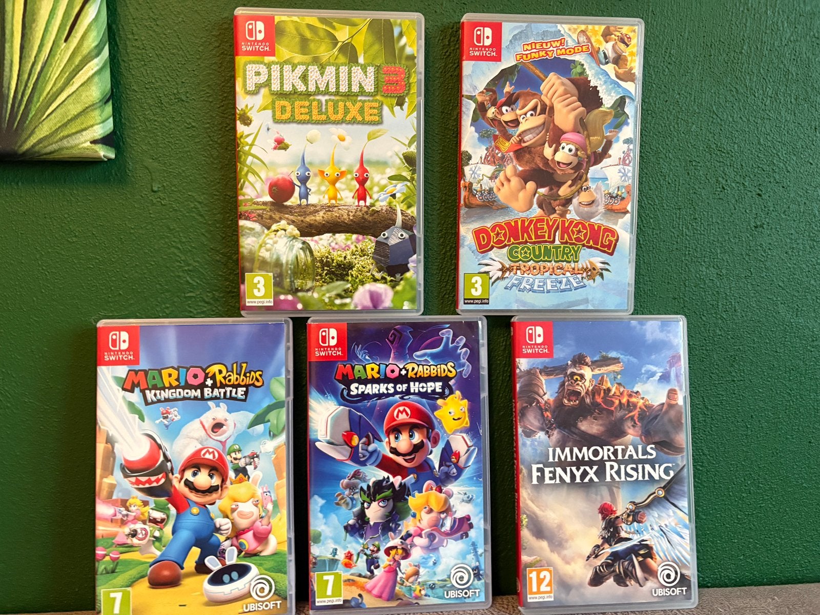 5 leuke Switch games (Donkey Kong, Mario, Pikmin), Spelcomputers en Games, Avontuur en Actie, 1 speler, Ophalen of Verzenden, Zo goed als nieuw