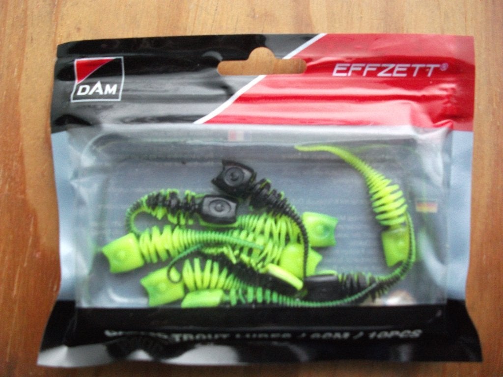 10 stuks DAM Effzett Garlic Trot Lures / kunstaas shads, Ophalen of Verzenden, Nieuw, Kunstaas