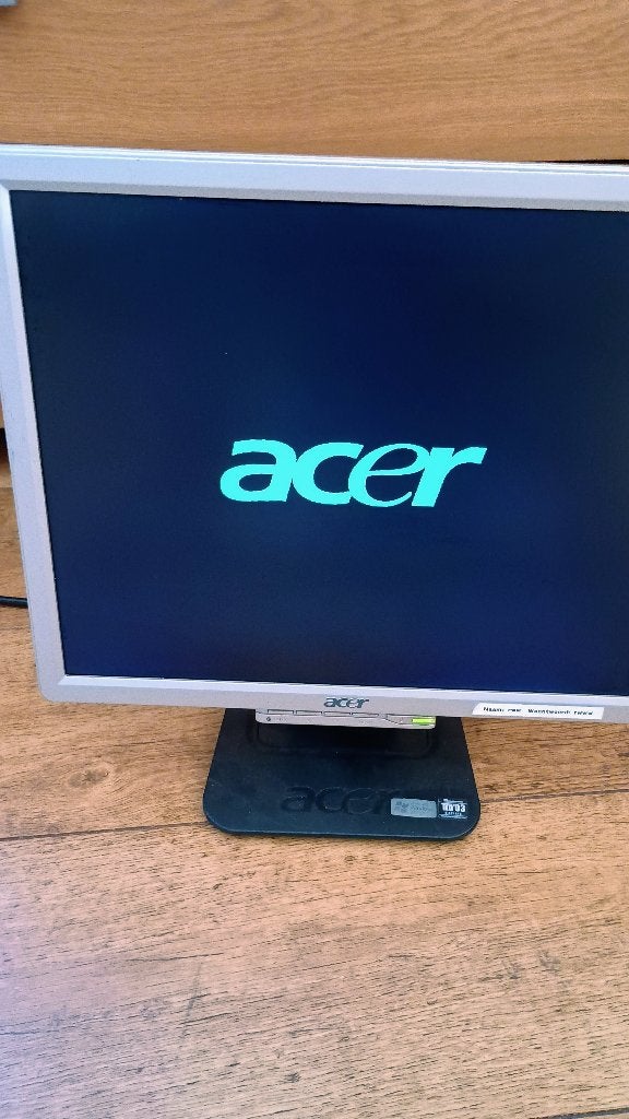 Acer 17 inch LCD monitor, Computers en Software, Monitoren, Ophalen, Gebruikt, Acer., Kantelbaar