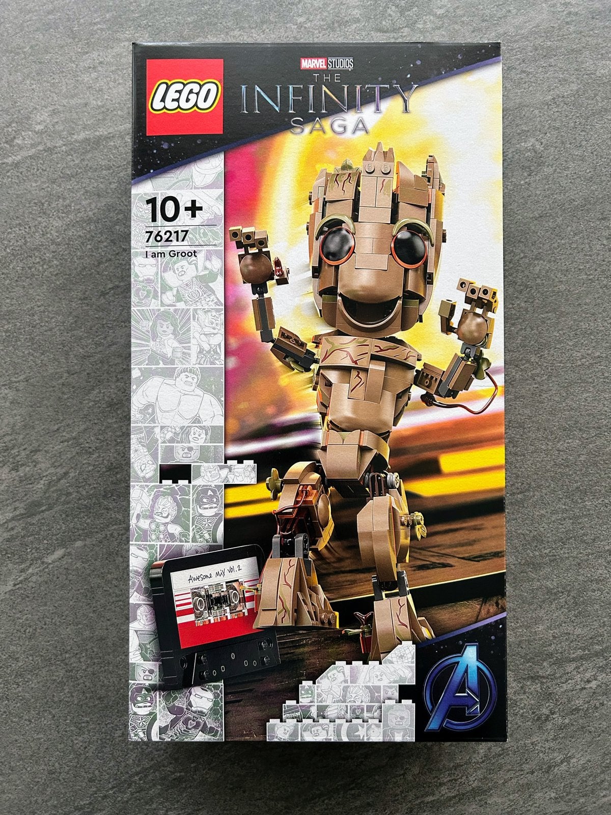 Lego Marvel 76217 I Am Groot & Awesome Mix Vol.2 *SEALED*, Marvel, Lego, Nieuw, Ophalen of Verzenden