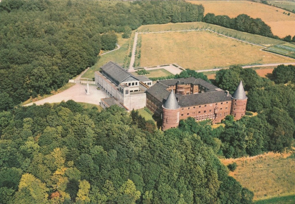 VAALS Abdij St. Bendictusberg Luchtfoto, Verzenden, 1960 tot 1980, Ongelopen, Limburg