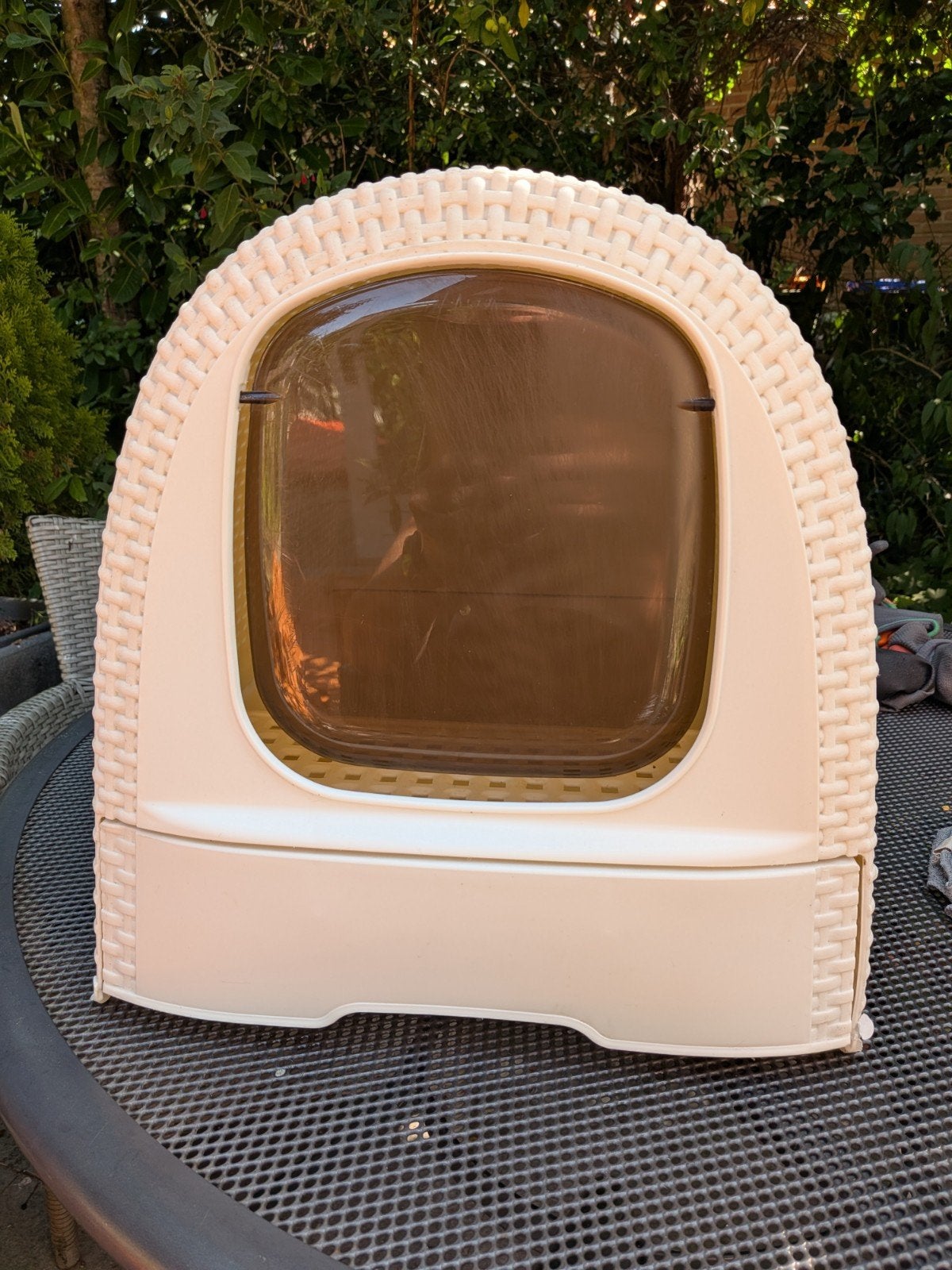 mooie design kattenbak, Dieren en Toebehoren, Kattenbakken, Ophalen, Zo goed als nieuw