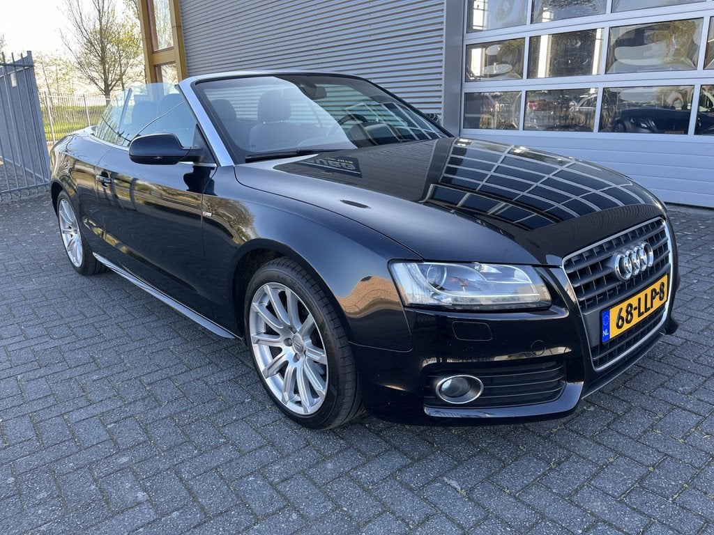 Audi A5 Cabriolet 2.0 TFSI Pro Line S-line Automaat, Zwart, Audi, Robbertsmatenstraat 24
8081HL  ELBURG, NL, Benzine