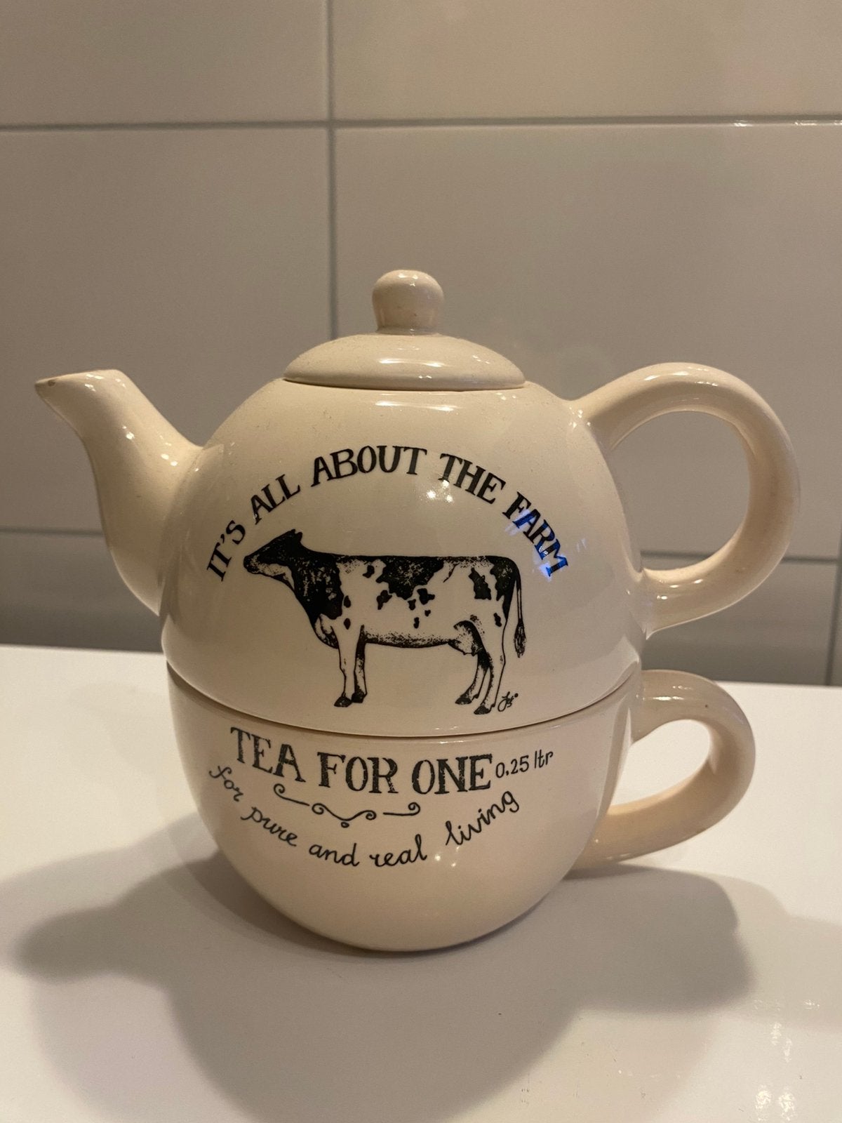 Jet by Ter Steege “Tea for One”  “It’s all about the Farm”, Huis en Inrichting, Ophalen, Overige typen, Nieuw, Overige stijlen