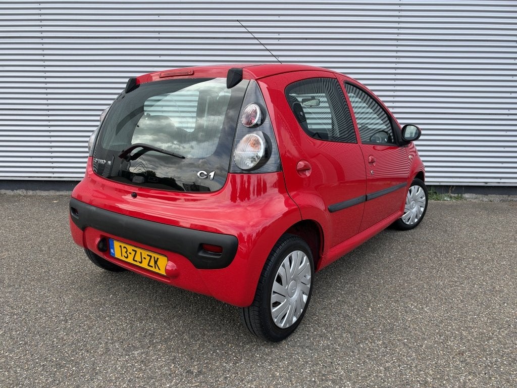Citroën C1 1.0-12V Ambiance NAP Automaat Airco 5-Deurs 2e e, Automaat, Gebruikt, 4 stoelen, C1
