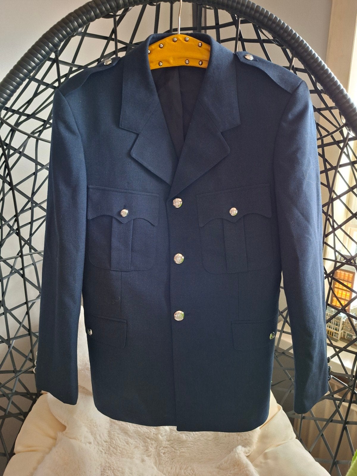 Vintage Gemeente Politie uniform jas maat S, Ophalen of Verzenden, Overige soorten, Nederland, Kleding of Schoenen