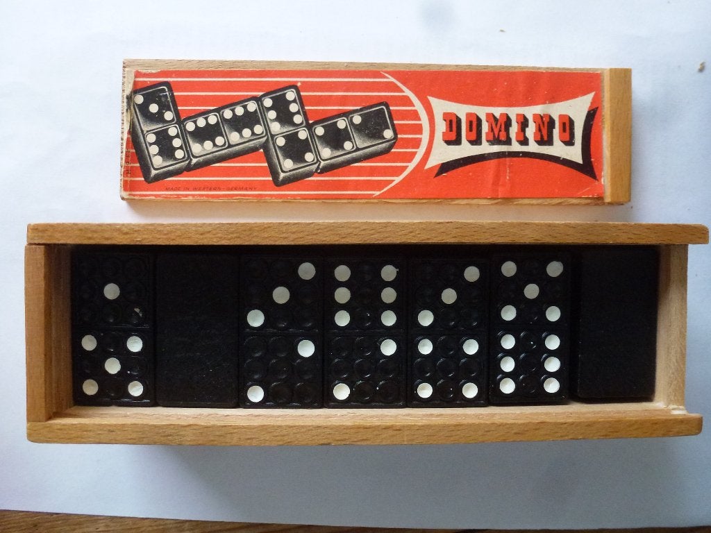Oude domino, Antiek en Kunst, Ophalen of Verzenden