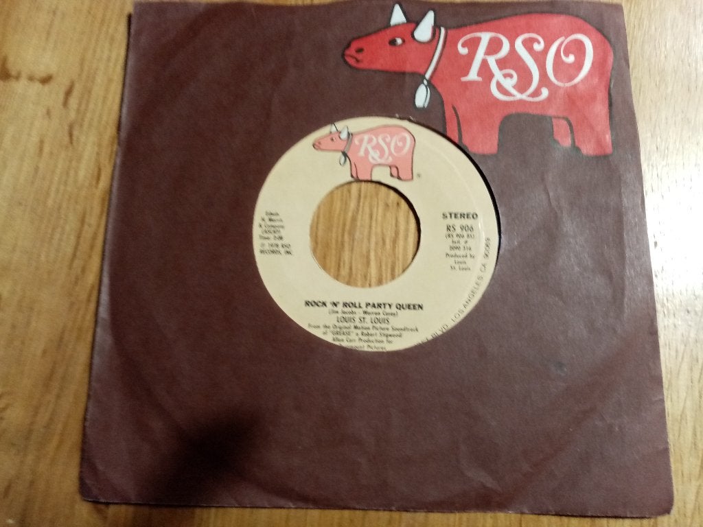 single Grease - Summer Nights / Rock 'n' Roll Party Queen, Cd's en Dvd's, Vinyl Singles, Gebruikt, 7 inch, Ophalen of Verzenden