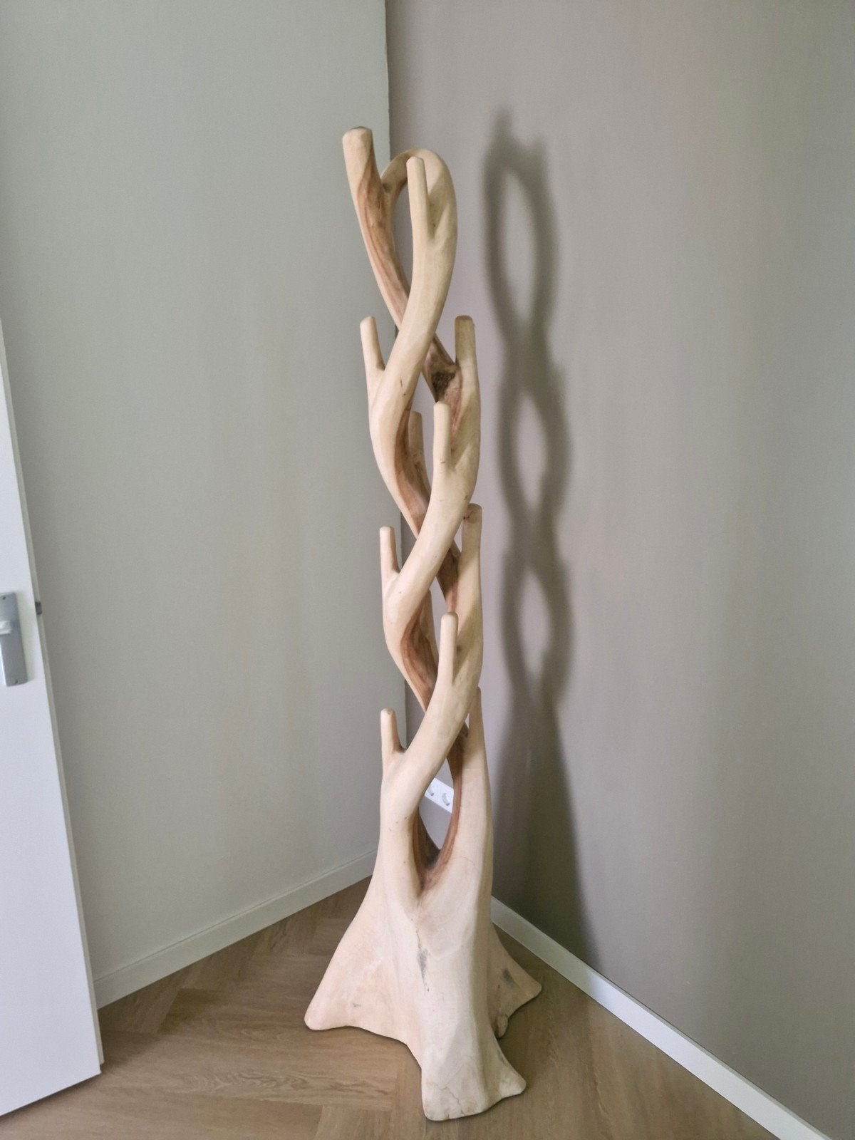Houten staande kapstok, Ophalen, Hout, Staande kapstok, 150 tot 200 cm