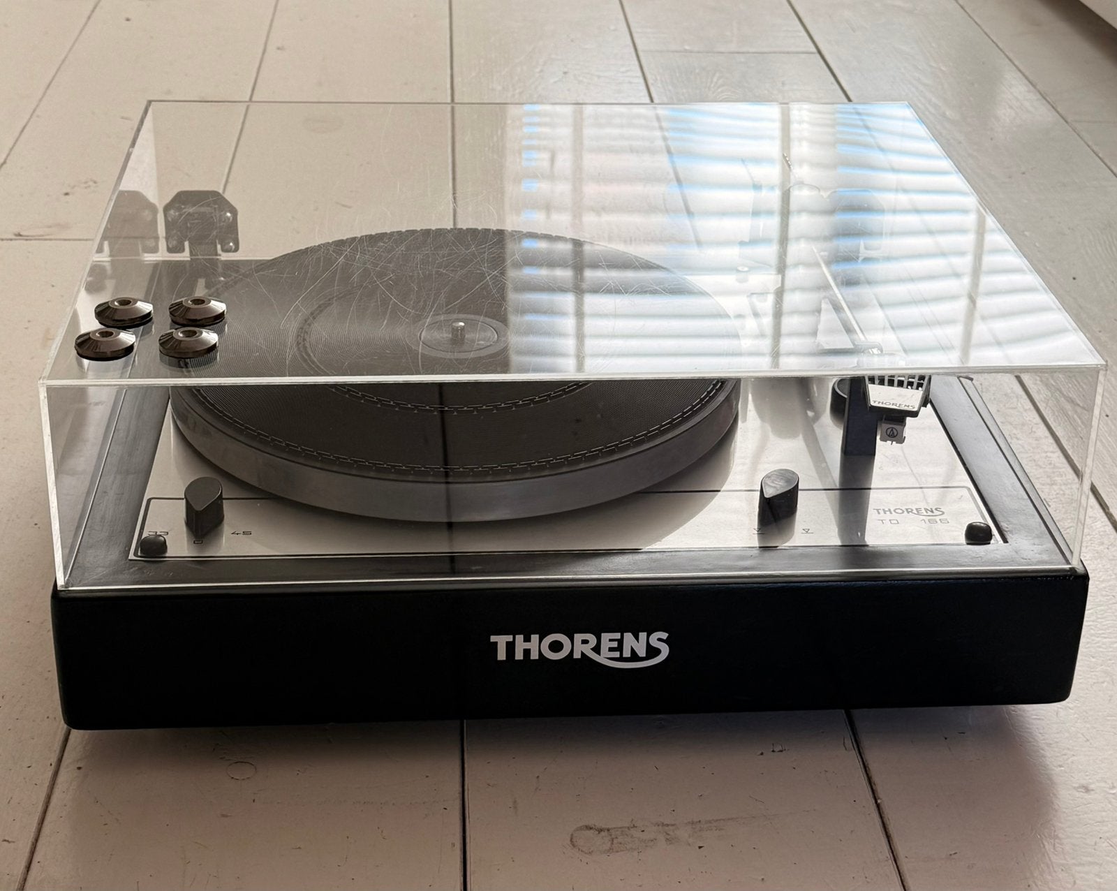 Thorens TD 166 Platenspeler – Klassieke Hifi-kwaliteit, Audio, Tv en Foto, Platenspelers, Ophalen, Zo goed als nieuw, Platenspeler