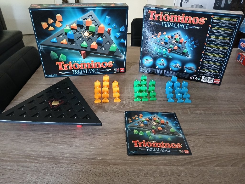 Triominos- Tribalans, Een of twee spelers, Ophalen of Verzenden, Nieuw, Goliath