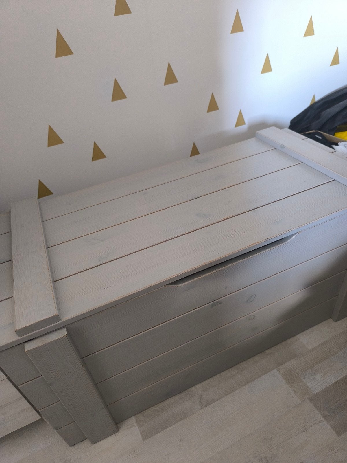 Woood opbergkist grijs, Huis en Inrichting, Ophalen, Gebruikt, 50 tot 100 cm, 50 tot 75 cm