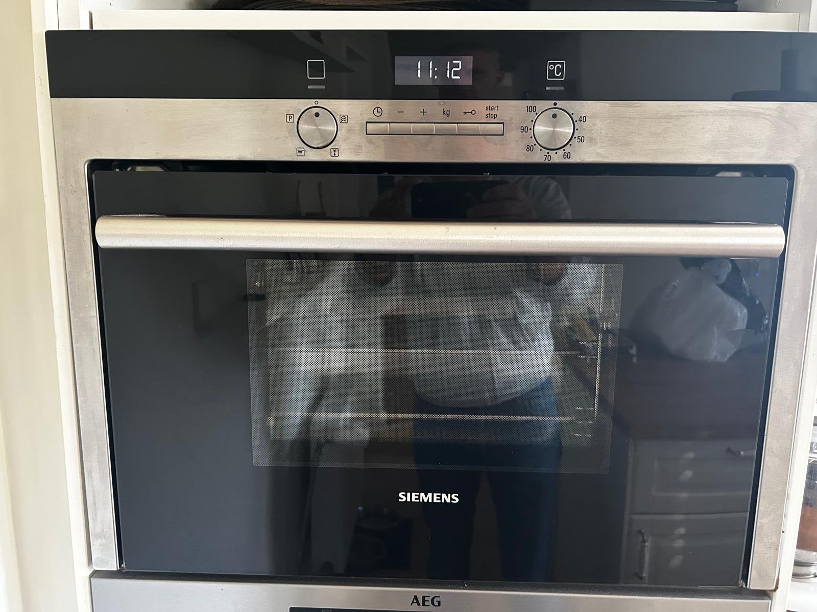 Siemens stoomoven HB24D552/35 weinig gebruikt, Ophalen, Zo goed als nieuw, Stoom