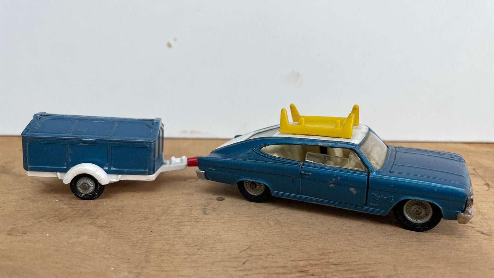 Corgi Toys Marlin Rambler Fastback met Pennyburn Trailer, Ophalen of Verzenden, Gebruikt