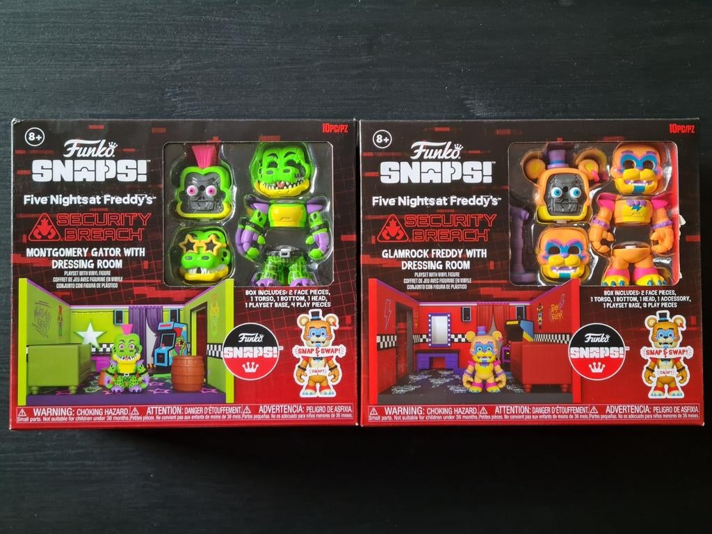2 Five Nights at Freddy's Speelsets - Funko SNAPS!, Ophalen of Verzenden, Nieuw, Jongen of Meisje