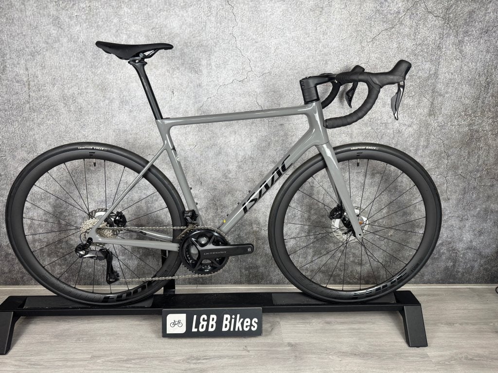 Nieuw! Isaac Element Full Carbon Shimano Ultegra Di2 2x12 L, Overige merken, 28 inch, Carbon, Velgrem