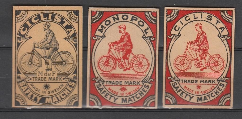 Lucifermerken, Ciclista   (2164), Verzamelen, Rookartikelen, Aanstekers en Luciferdoosjes, Verzenden, Zo goed als nieuw, Luciferdoosjes of -merken
