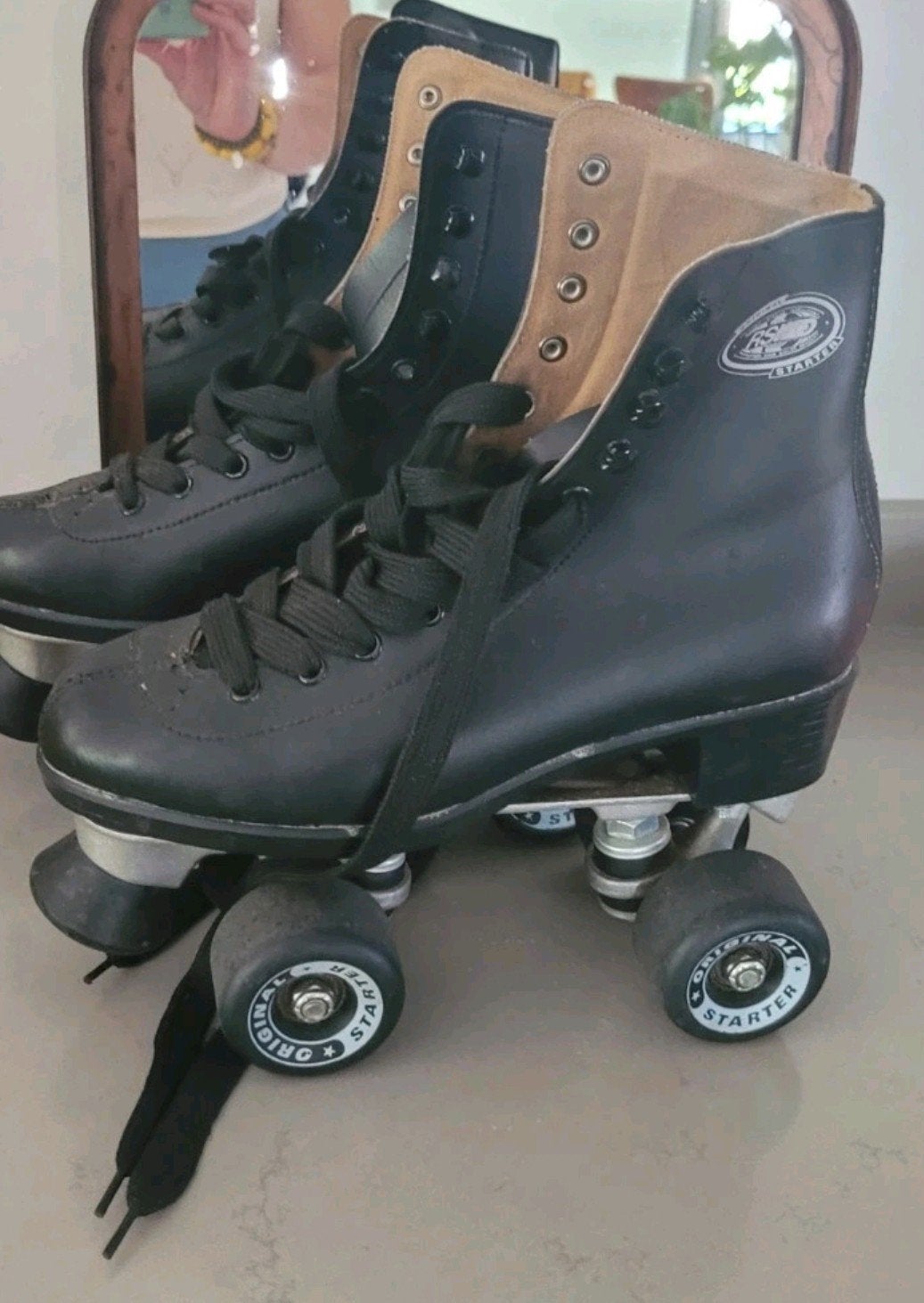 rolschaatsen skates leer maat 38 rsi original starter, Overige merken, Overige typen, Ophalen of Verzenden, Zo goed als nieuw