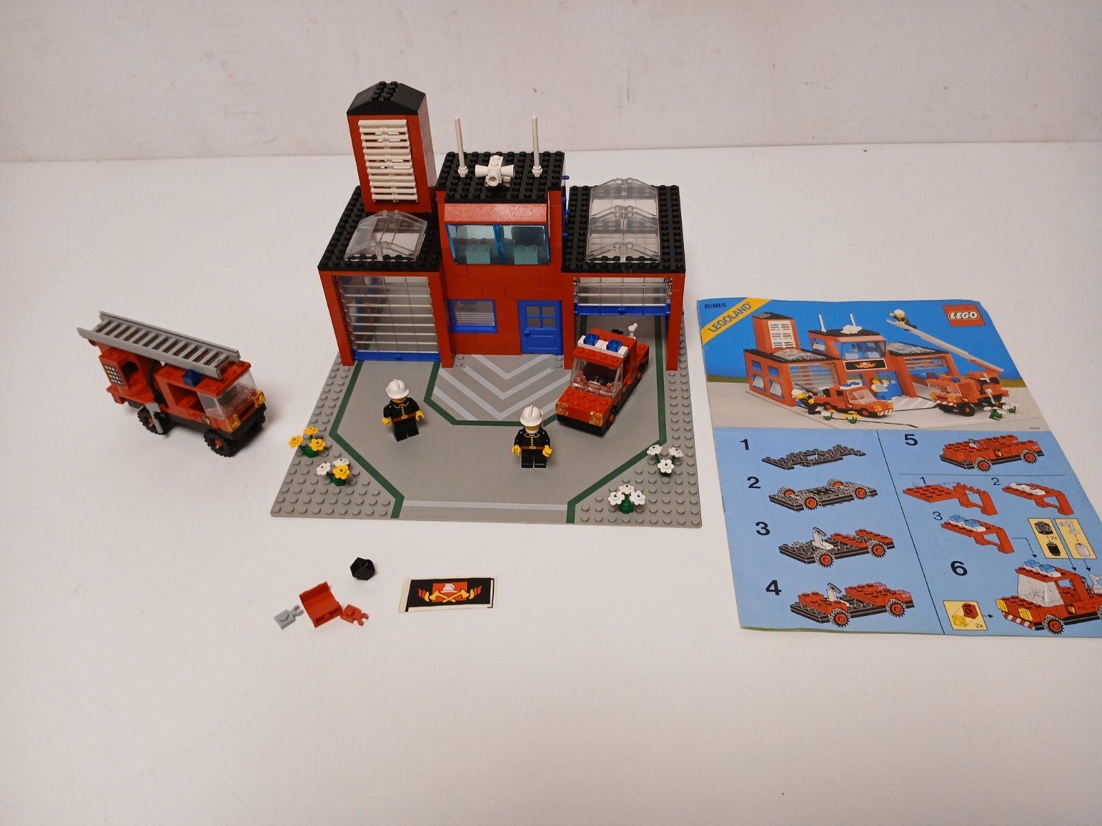 Vintage lego 6385 fire house 1 brandweerkazerne lego, Kinderen en Baby's, Speelgoed | Duplo en Lego, Ophalen of Verzenden