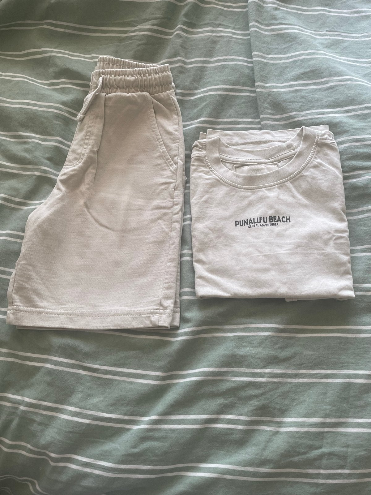 Zomer setje Zara: T-shirt en korte broek (maat 134), Ophalen of Verzenden, Zo goed als nieuw, Jongen, Setje